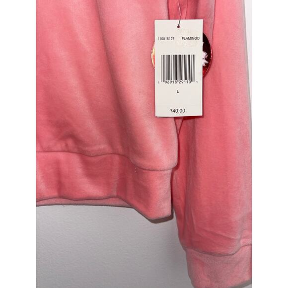 Juicy Couture NWT Flamingo Pullover Size L - Picture 3 of 7